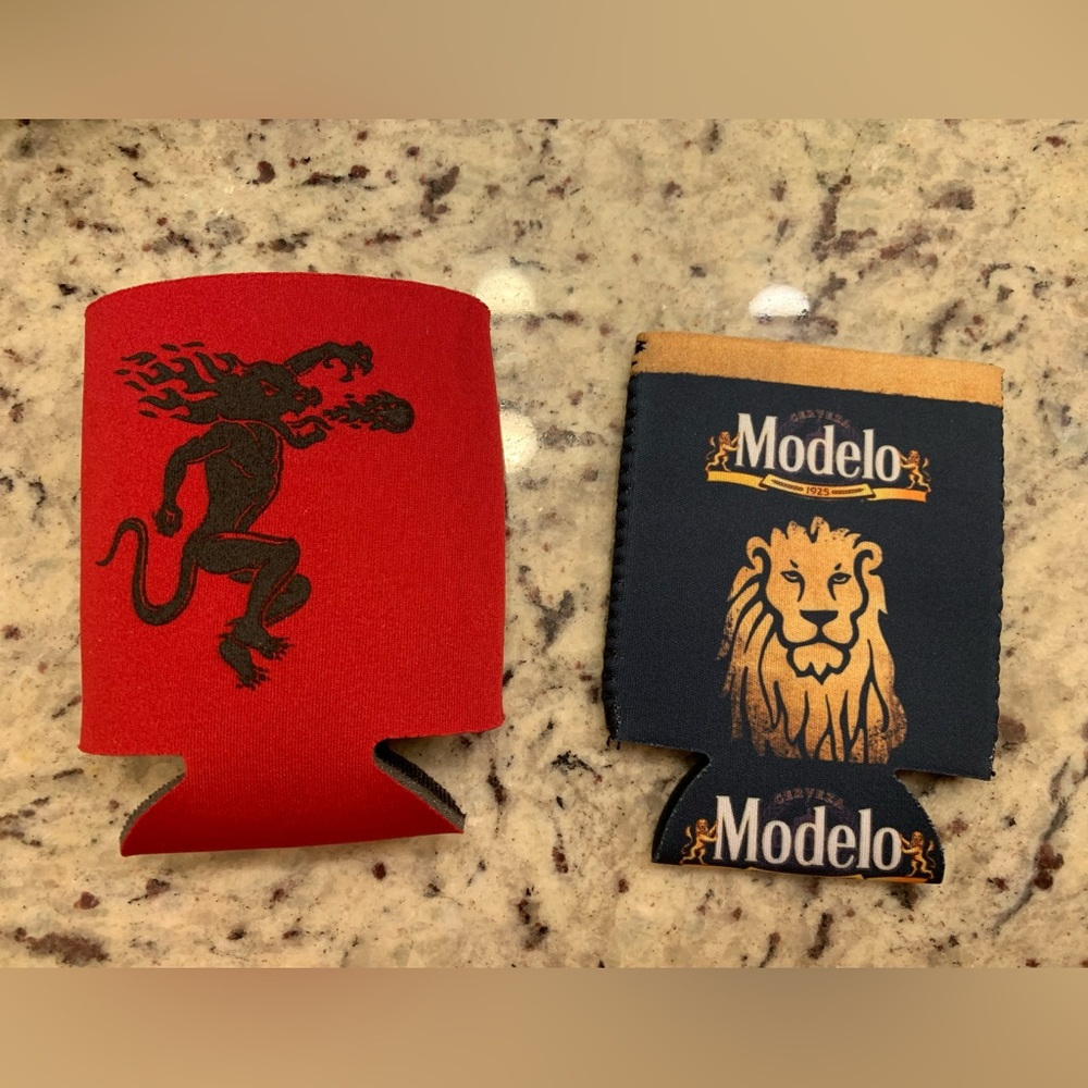 Two Koosies - Modelo and Fireball - Picture 1 of 2